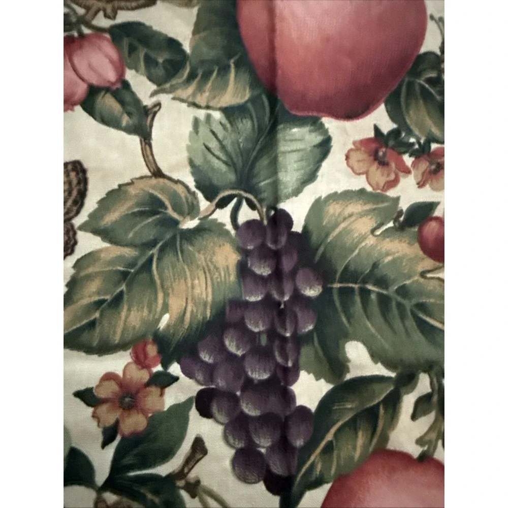 Handmade Adult Apron Fruit And Butterfly's 🦋🍑🍎 Cottage